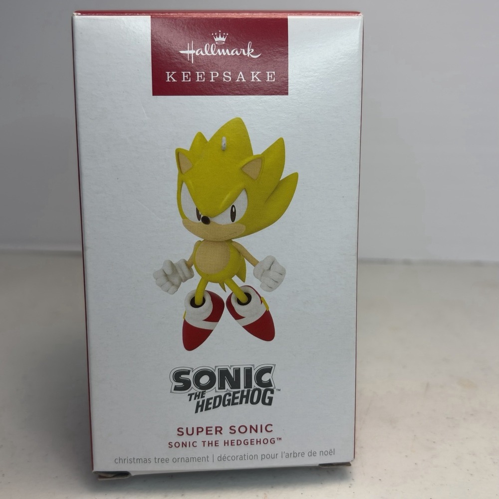 2025 Hallmark Keepsake Super Sonic the Hedgehog Christmas Ornament NIB